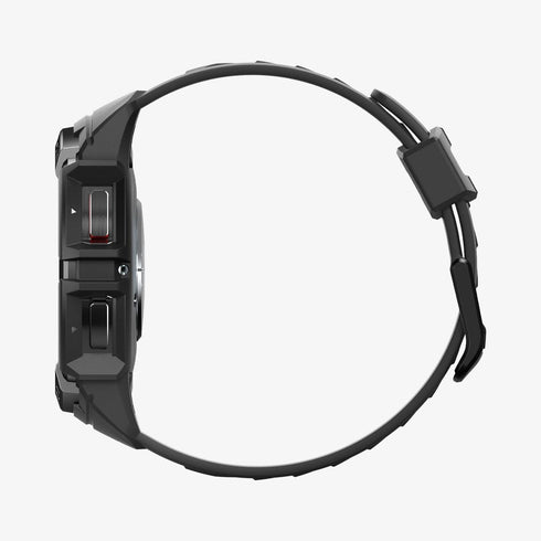ACS06488 - Galaxy Watch 6 Classic (47mm) Case Rugged Armor Pro in black showing the front